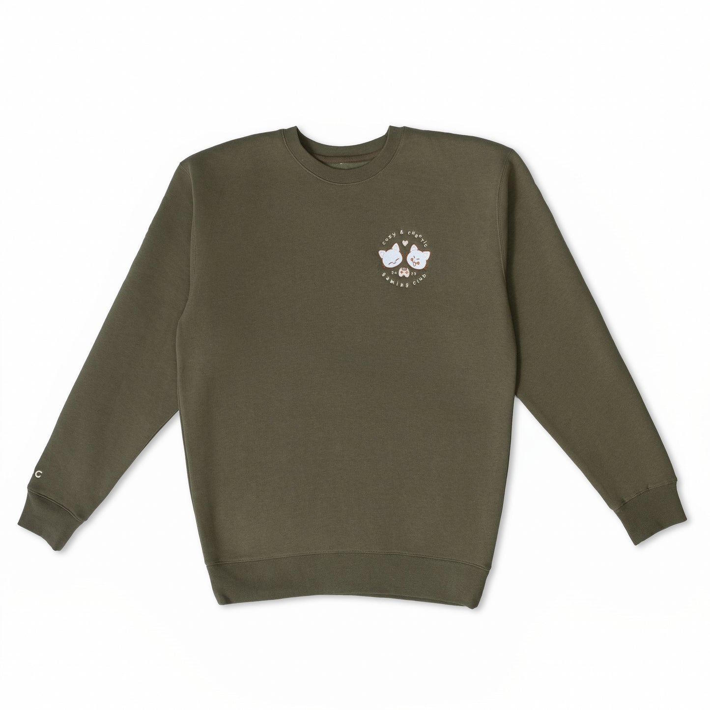 C&C Crewneck - Olive Green
